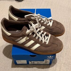 ADIDAS Handball Spezial Brown and White Sneakers